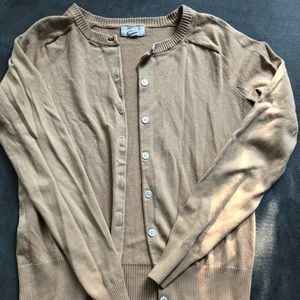 Tan cardigan